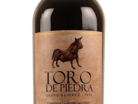 Toro de Piedra Carmenere Cabernet Sauvignon Gran Reserva 2015 For Discount