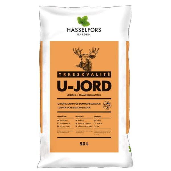 Hasselfors U-Jord, 15 liter, 51st, Halvpall Hot on Sale