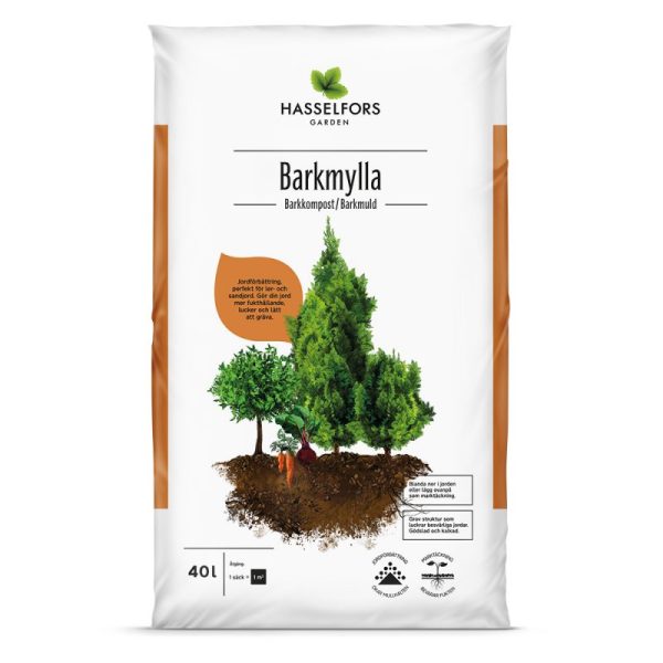 Hasselfors barkmylla, 40 liter, 51st, Helpall Discount