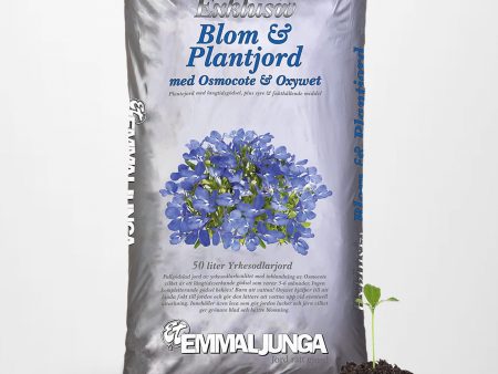 Emmaljunga Exklusiv Blom och Plantjord med Osmocote 50L - Helpall 39st - Fraktfri Fashion