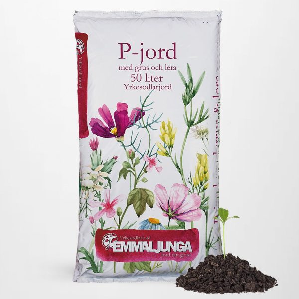 Emmaljunga P-Jord med Grus och Lera 50L - Helpall 39st - Fraktfri Discount