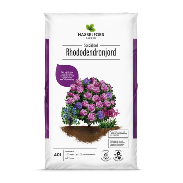 Hasselfors Rohdodendronjord, 15 liter, 51st, Halvpall Hot on Sale