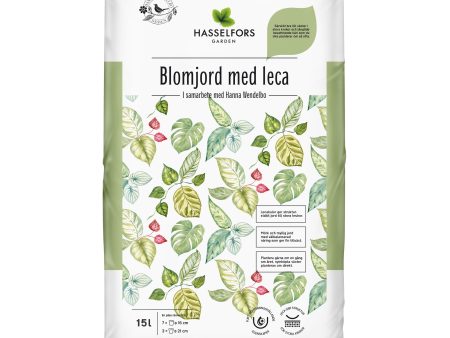 Hasselfors Hanna Wendelbo blomjord med Leca 15 liter, 51st Halvpall For Sale