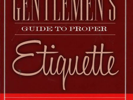 The Polite Gentlemen s Etiquette Hot on Sale