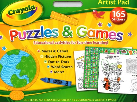 Crayola Artist Pad - Puzzles And Games Online now