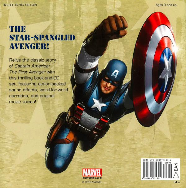 Captain America: The First Avenger Read-Along Storybook And Cd Supply