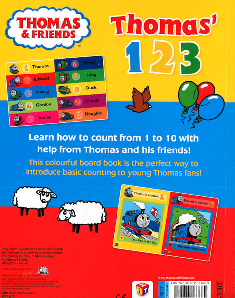 Thomas  123 : Learn To Count With Thomas Online Sale