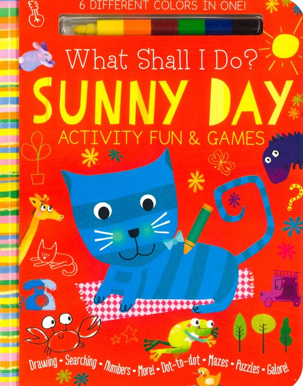 Sunny Day Activity Fun & Games: Drawing, Searching, Numbers, More! Dot To Dot, Mazes, Puzzles Galore! (What Shall I Do? Books) For Sale