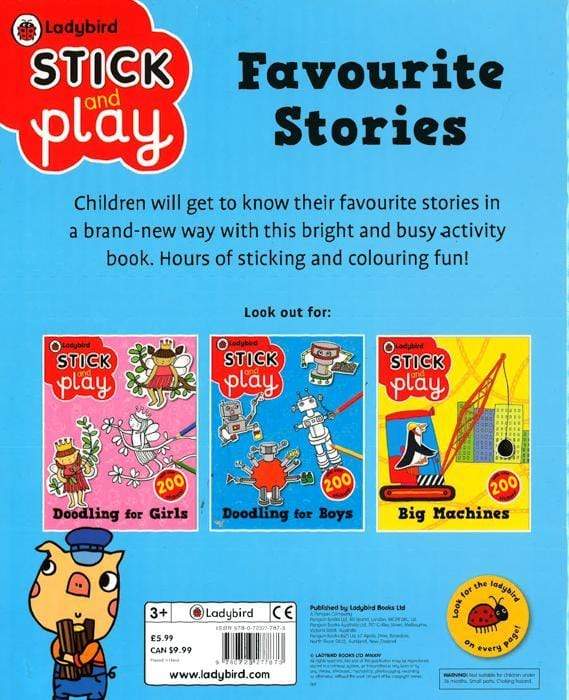 Favourite Stories: Ladybird Stick And Play Activity Book For Cheap