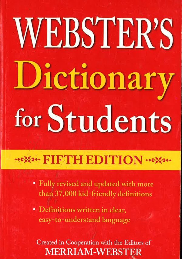 Websters Dictionary For Students For Discount