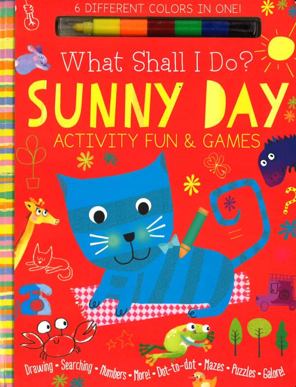 Sunny Day Activity Fun & Games: Drawing, Searching, Numbers, More! Dot To Dot, Mazes, Puzzles Galore! (What Shall I Do? Books) For Sale