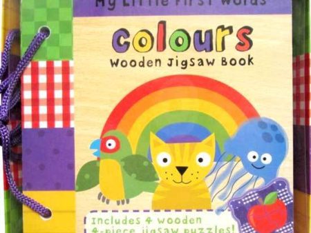 Colours Wooden Jigsaw Book Hot on Sale