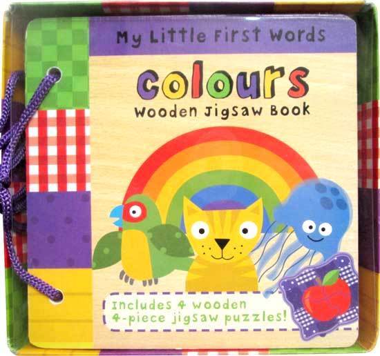 Colours Wooden Jigsaw Book Hot on Sale